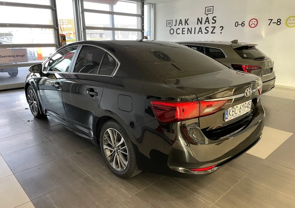 Toyota Avensis cena 46500 przebieg: 224768, rok produkcji 2016 z Tuchów małe 67
